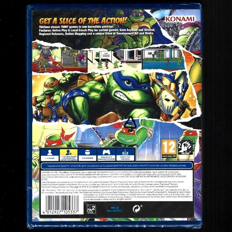 【PS4原版片】☆ 忍者龜 卡瓦邦加合輯 Cowabunga Collection ☆ 英文版全新品【台中星光電玩】YG-細節圖4