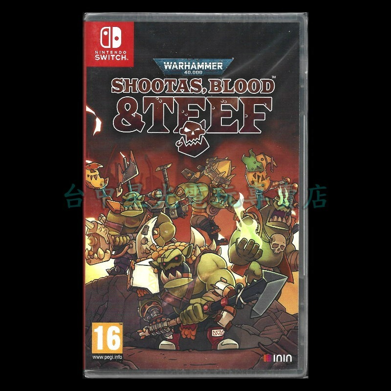 現貨【NS原版片】☆ Switch 戰鎚 40K：射擊、血、TEEF ☆ 中文版全新品【台中星光電玩】YG-細節圖3
