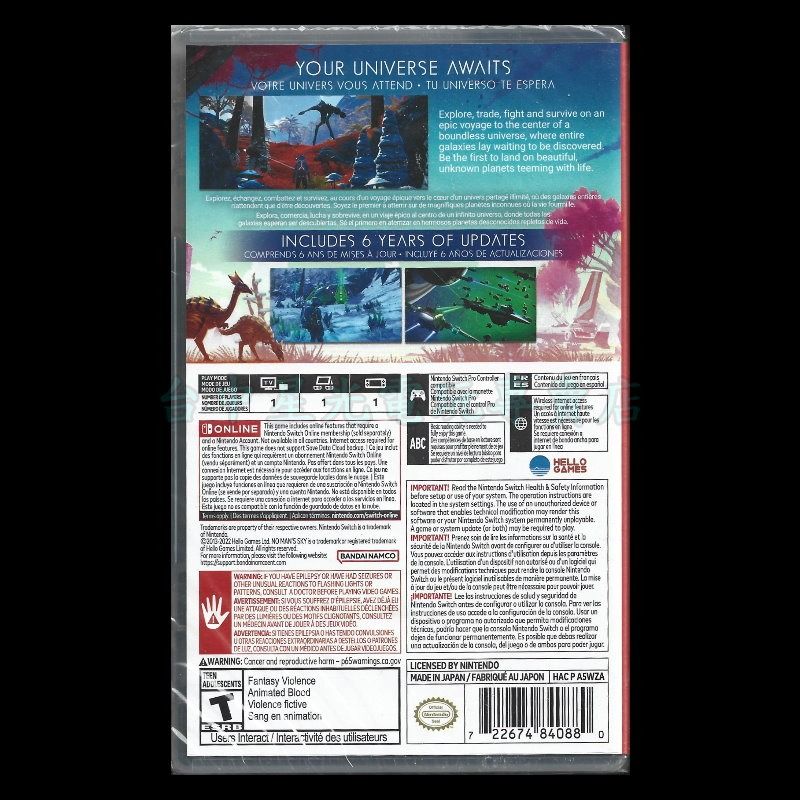 【NS原版片】☆ Switch 無人深空 No Man＇s Sky ☆ 中文版全新品【台中星光電玩】YG-細節圖4