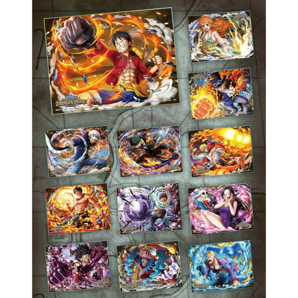 H賞【代理版】一番賞 航海王 with ONE PIECE TREASURE CRUISE 色紙 一組全12種-細節圖3