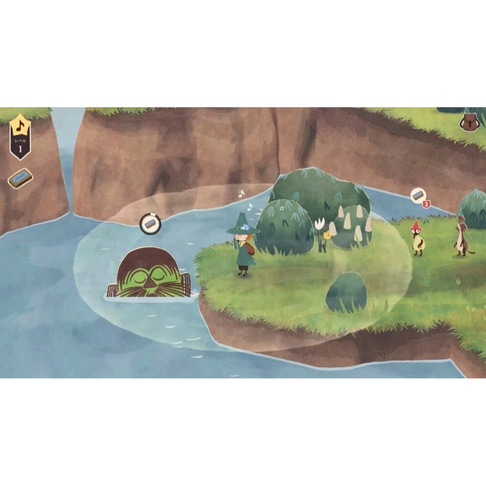 【NS原版片】☆ Switch 阿金：姆明谷的旋律 嚕嚕米 繪本風探索 ☆ 中文版全新品【台中星光電玩】YG-細節圖6