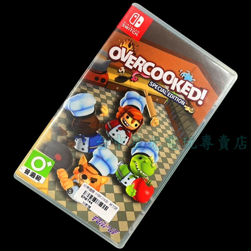 現貨【NS原版片】☆ Switch 胡鬧廚房 煮過頭 Overcooked ☆英文版中古二手【台中星光電玩】-細節圖3