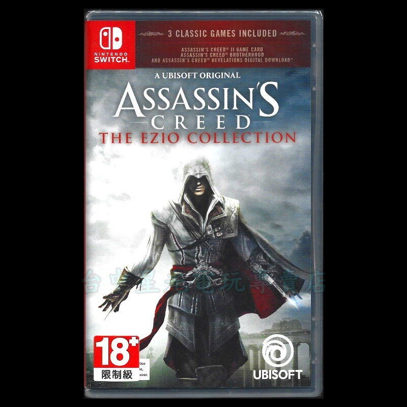 【NS原版片】☆ Switch 刺客教條 埃齊歐合輯 【收錄 AC2 兄弟會 啟示錄 】☆中文版全新品【台中星光電玩】-細節圖3