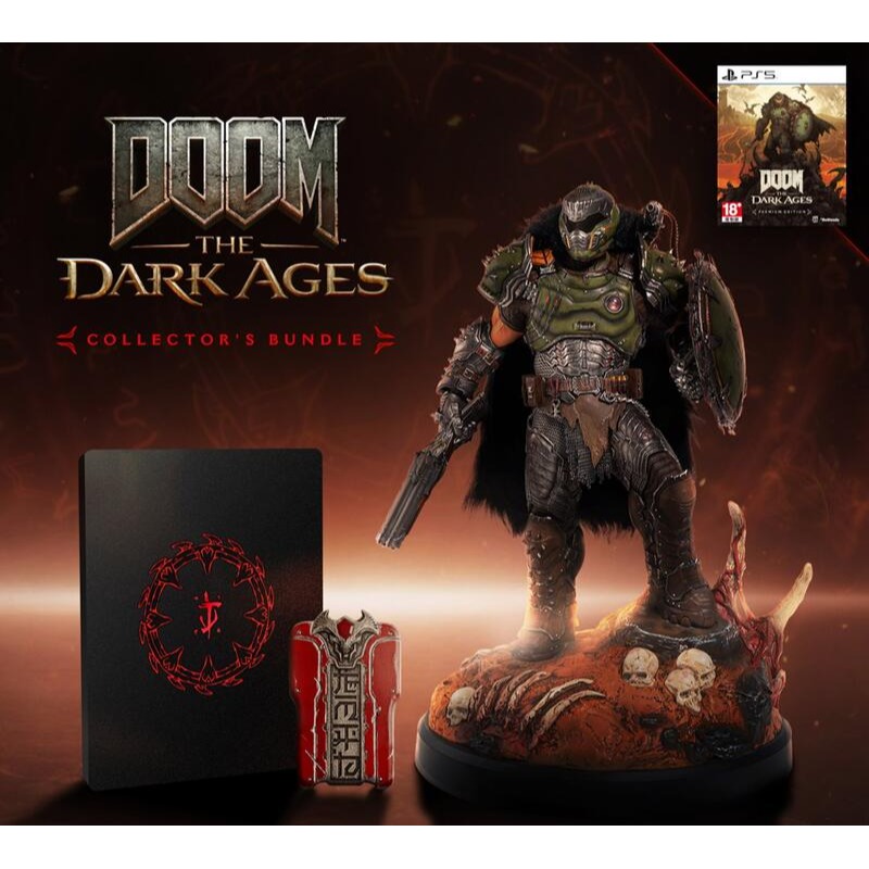 典藏版 預購2025/5/16【PS5原版片】毀滅戰士：黑暗時代 DOOM: The Dark 中文版全新品【星光】-細節圖4