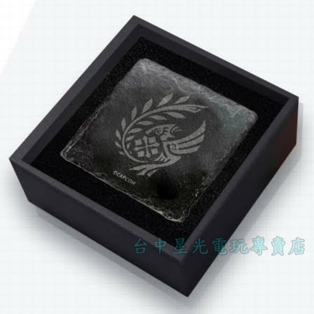 【特典商品】☆ 魔物獵人 荒野 MH Wilds 鐳雕石板 杯墊 【不含遊戲】☆全新品【台中星光電玩】-細節圖4