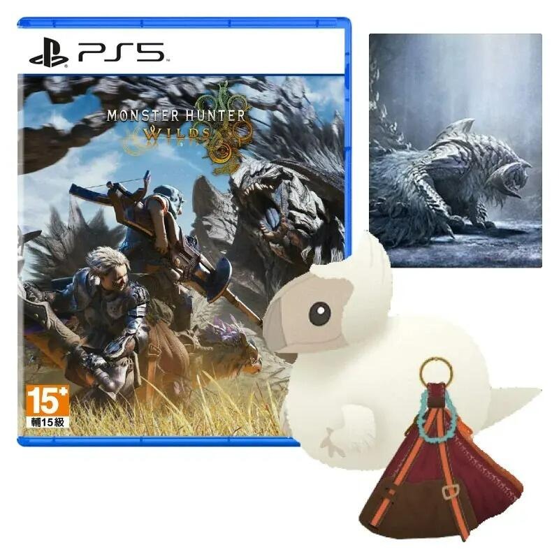 現貨 典藏版＋限量版手把【PS5原版片】☆魔物獵人 荒野 MH Wilds 無線控制器☆中文版全新品【台中星光電玩】-細節圖3