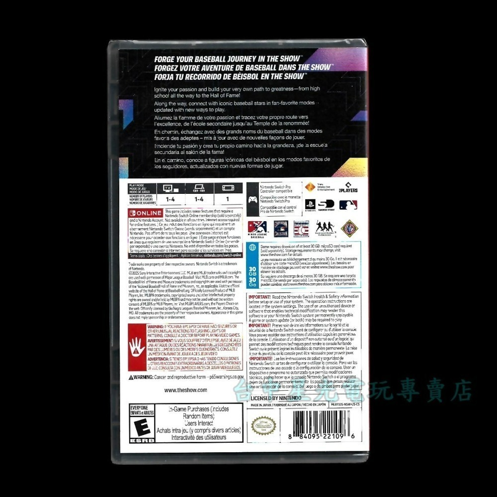 【NS原版片】☆ Switch MLB The Show 25 美國職棒大聯盟2025 ☆英文版全新品【台中星光電玩】-細節圖3