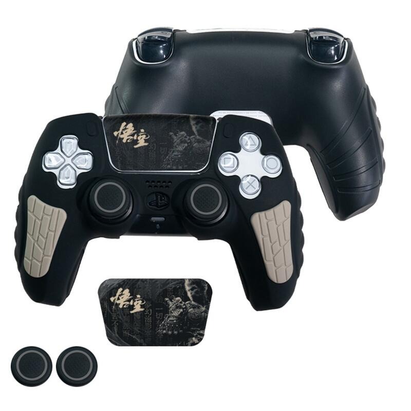 現貨 黑悟空含類比套【PS5週邊】 阿吉托摩 控制器 手把 搖桿保護套 矽膠保護套 果凍套AKSW-181【星光電玩】-細節圖4