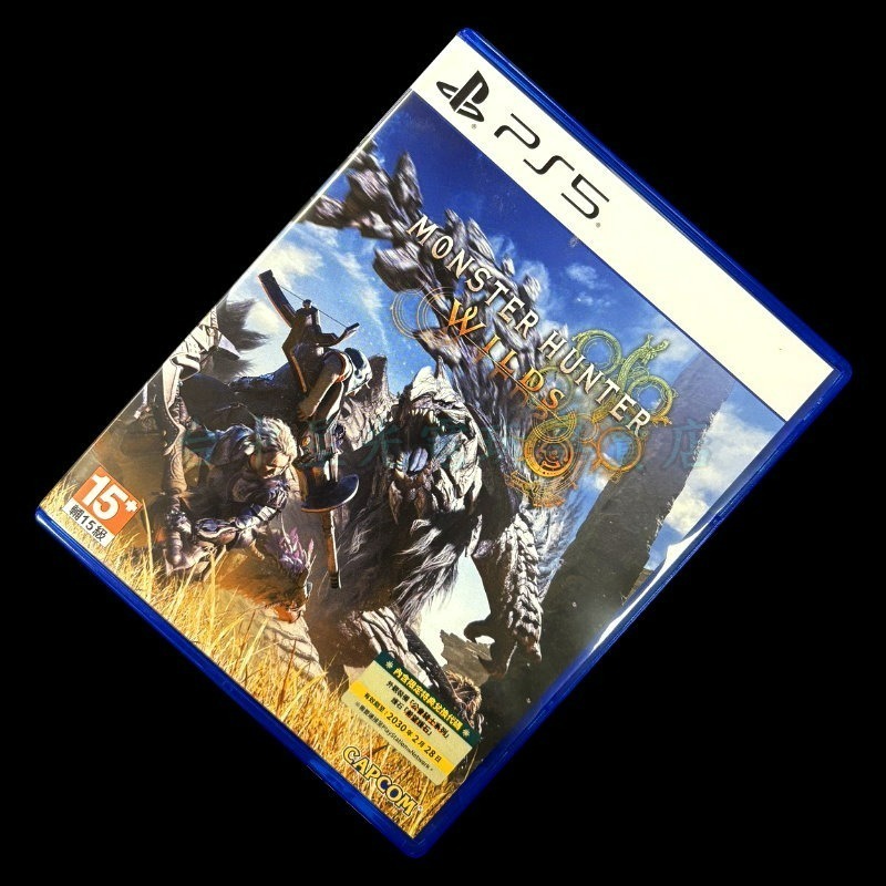 現貨 【PS5原版片】☆ 魔物獵人 荒野 MH Wilds+ 鐳雕石板 杯墊 ☆ 中古二手商品【台中星光電玩】-細節圖3