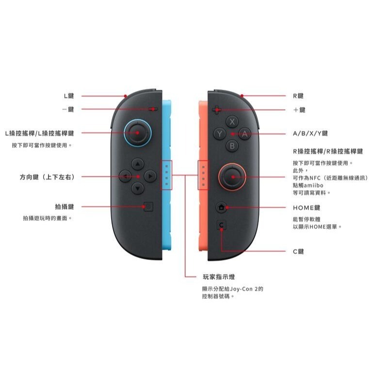 現貨【NS2周邊】☆ Switch2 Joy-Con2 L左手控制器 手把 黑色 ☆【台灣公司貨】台中星光電玩-細節圖4