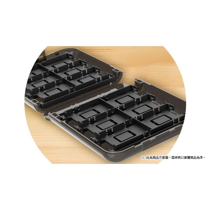 預購7-9月【NS2周邊】☆Switch2 HORI 遊戲卡匣 24 枚收納盒 透黑 透藍 卡片盒 ☆【台中星光電玩】-細節圖3