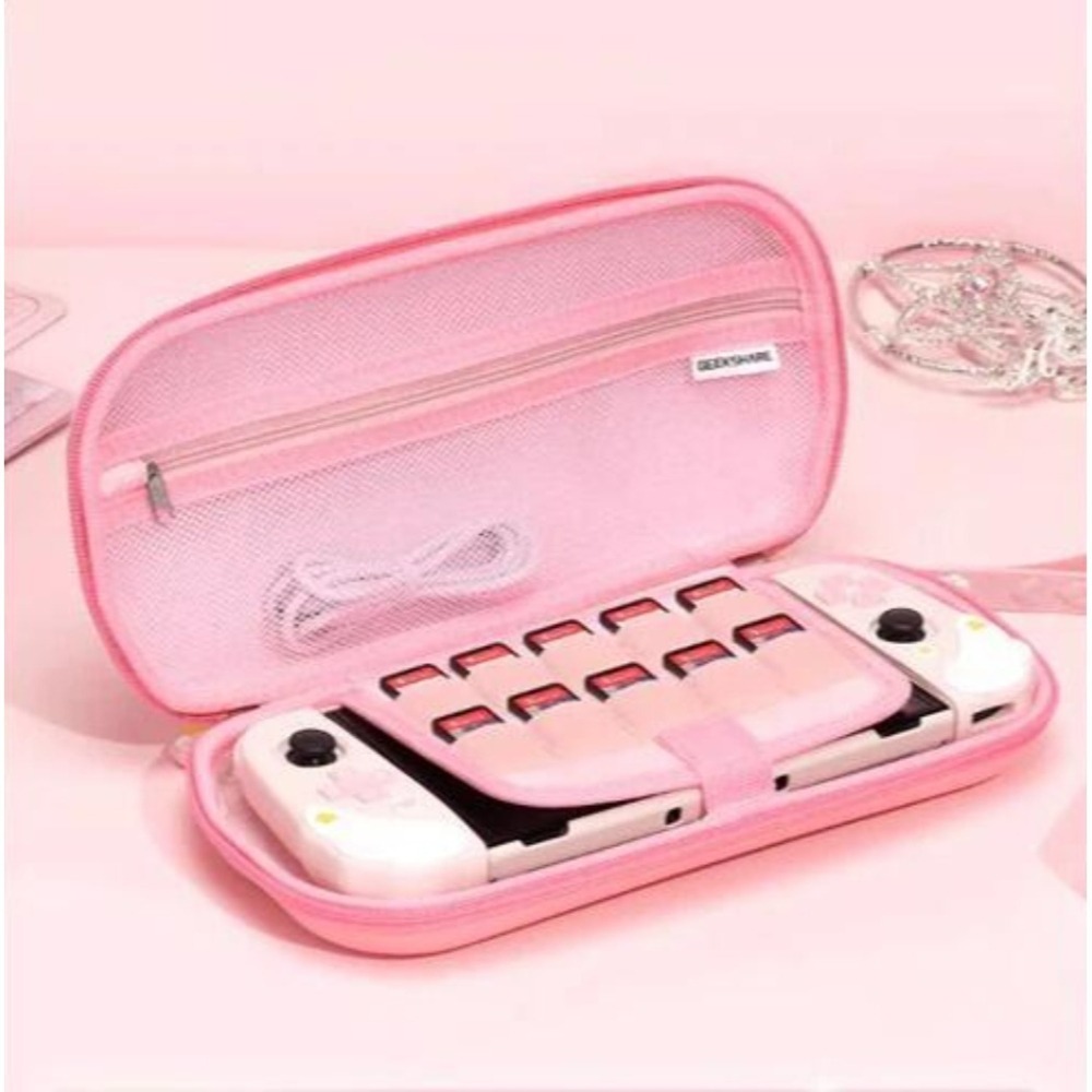 【NS2週邊】Switch2 極想 星翼物語 主機包 PC硬殼主機包 真機開模+10片卡匣收納【台中星光電玩】B-99-細節圖4