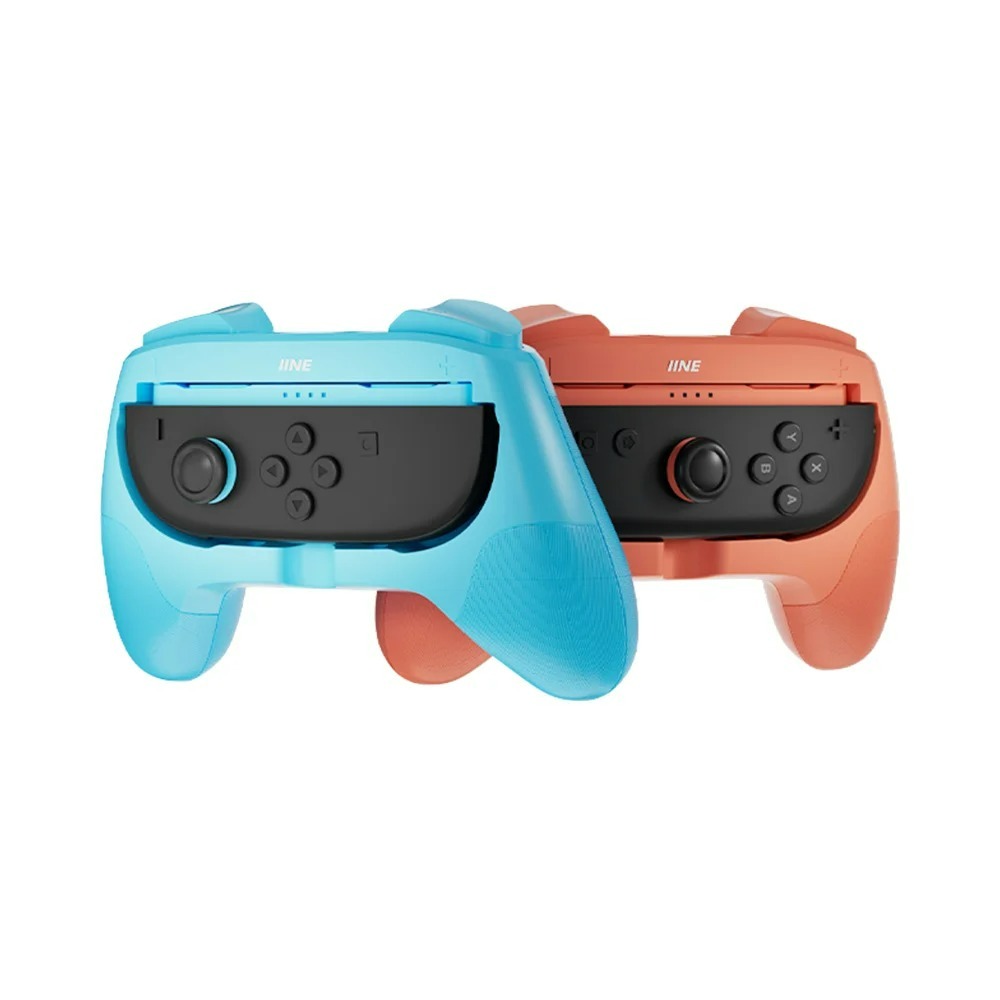 現貨【NS2週邊】良值Switch2 Joy-Con2 控制器專用矽膠握把 紅藍【台中星光電玩】L1082-細節圖5