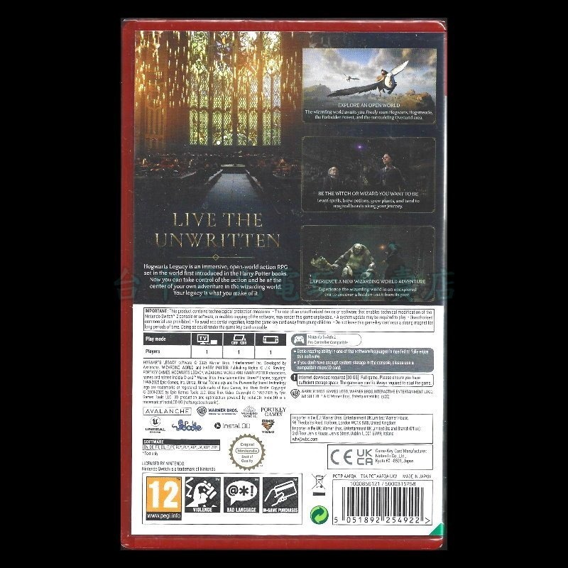 現貨【NS2原版片】☆ Switch2 霍格華茲的傳承 哈利波特 鑰匙卡 ☆中文版全新品【台中星光電玩】-細節圖4