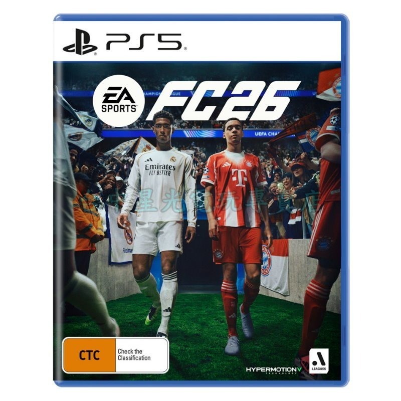 預購9/26上市【PS5原版片】☆ PS5 EA SPORTS FC 26☆中文版全新品【台中星光電玩】-細節圖3