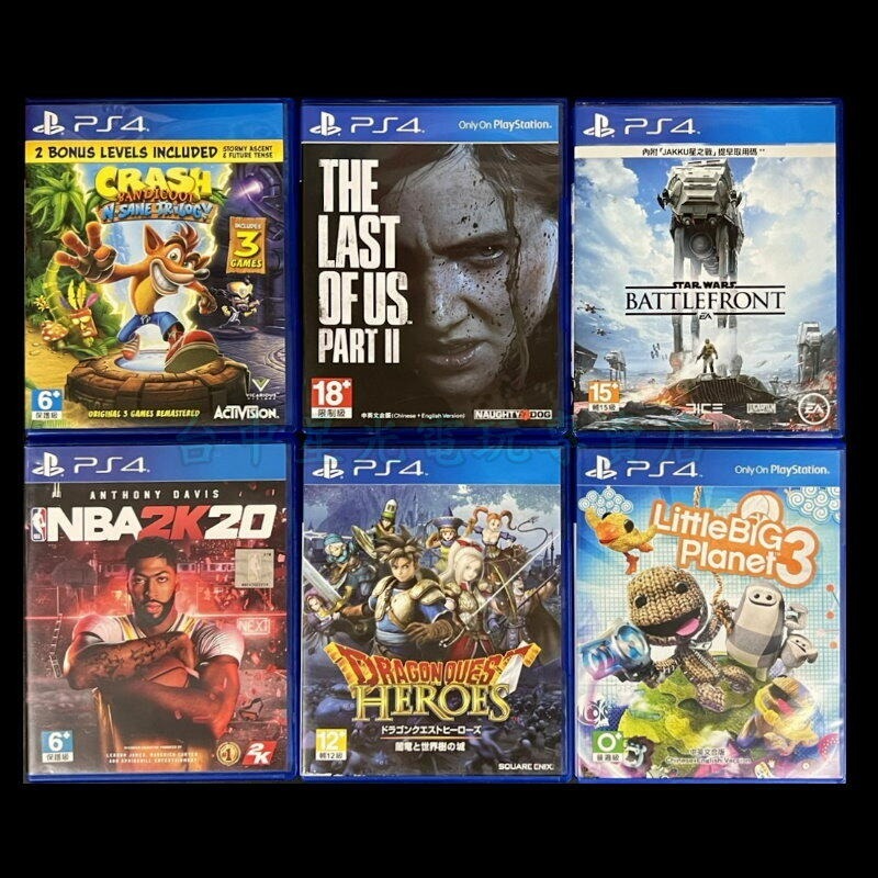 3片999【PS4原版片】☆ 超級特惠 JUMP NBA DQ MLB 星際大戰 ☆中古二手商品【星光】-細節圖2