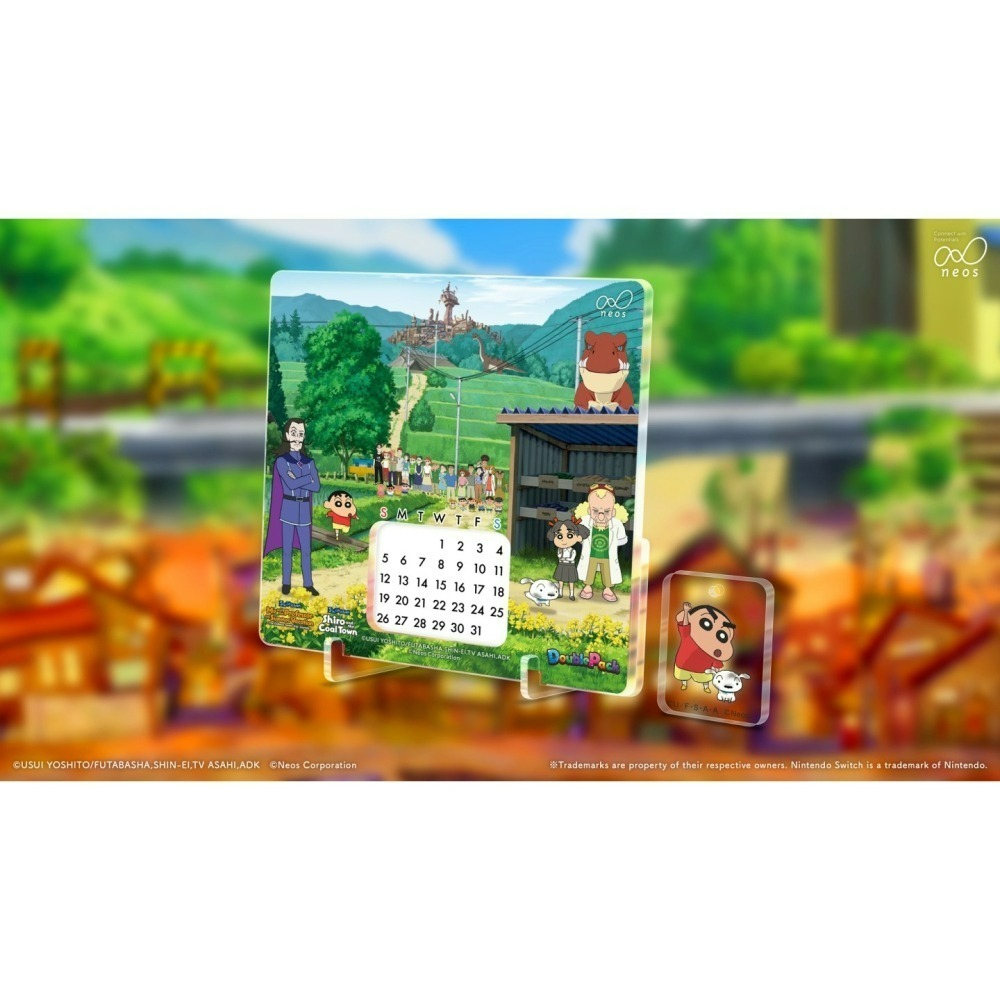 套裝版含特典萬年曆加贈隨機特典【NS原版片】Switch 蠟筆小新 煤炭鎮的小白+我與博士的暑假 中文全新品【台中星光】-細節圖5