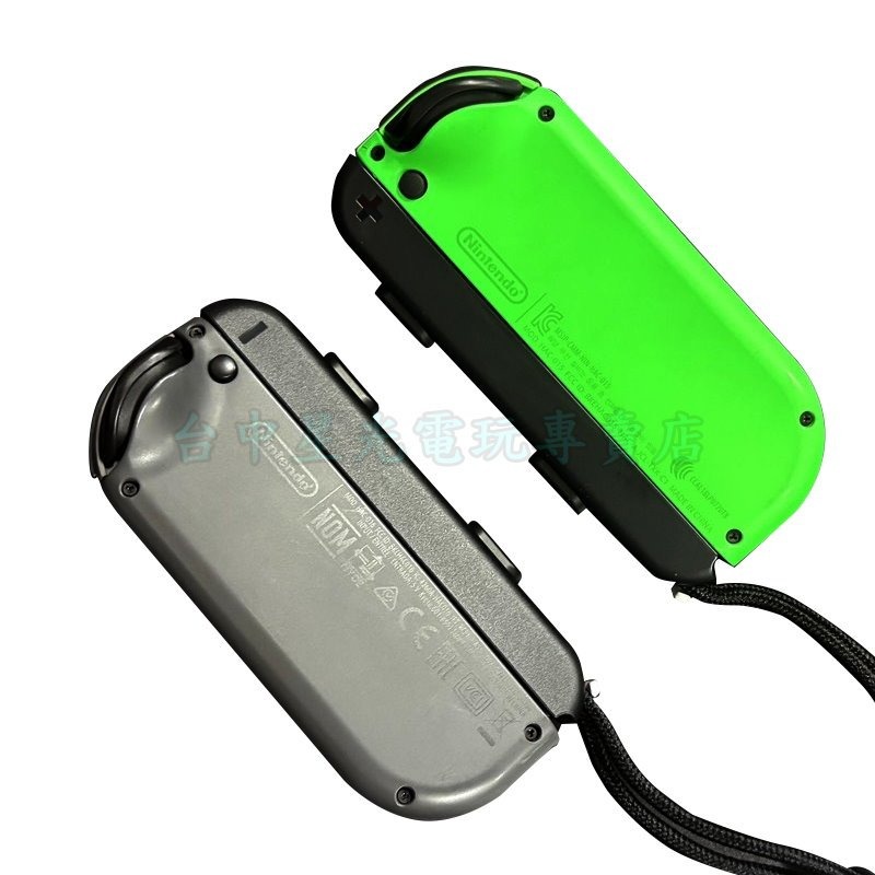 現貨【NS週邊】Switch Joy-Con 左右手控制器 含腕帶 雙手把 灰色+電光綠 【中古二手商品】台中星光電玩-細節圖4
