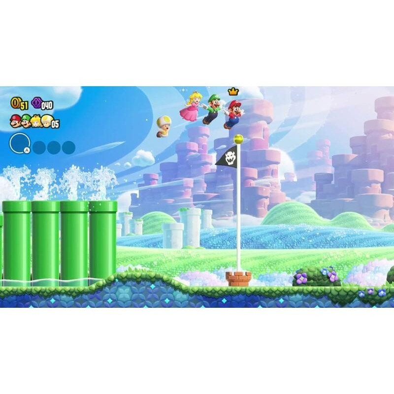 現貨 99成新【NS原版片】  Switch 超級瑪利歐兄弟 驚奇【中文版 中古二手商品】台中星光-細節圖5