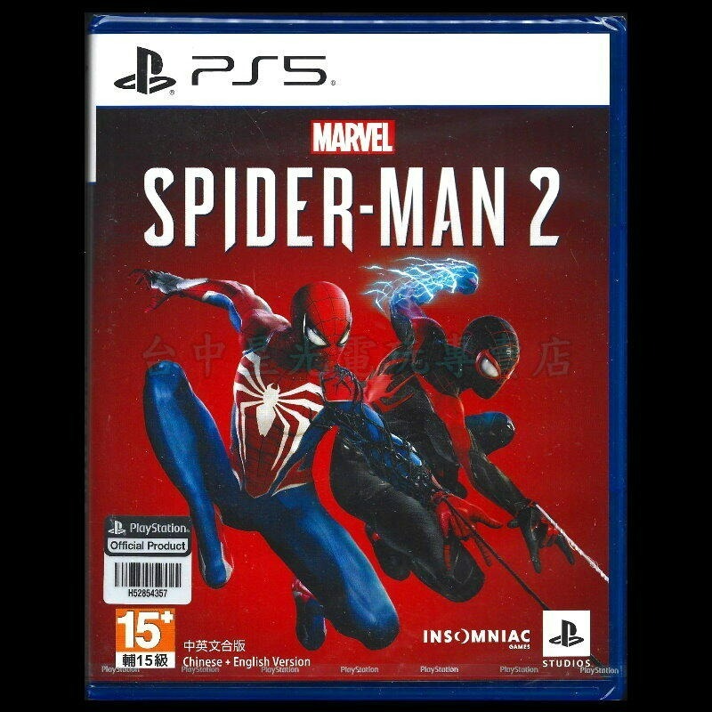 【PS5原版片】☆ 漫威蜘蛛人 2 彼得帕克 邁爾斯摩拉斯 猛毒 港版 ☆中文版全新品【台中星光】-細節圖3