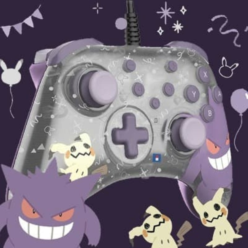 現貨【NS2週邊】☆HORI Switch 2控制器 TURBO 耿鬼 寶可夢 謎擬Q(幽靈派對款)☆【台中星光電玩】-細節圖4