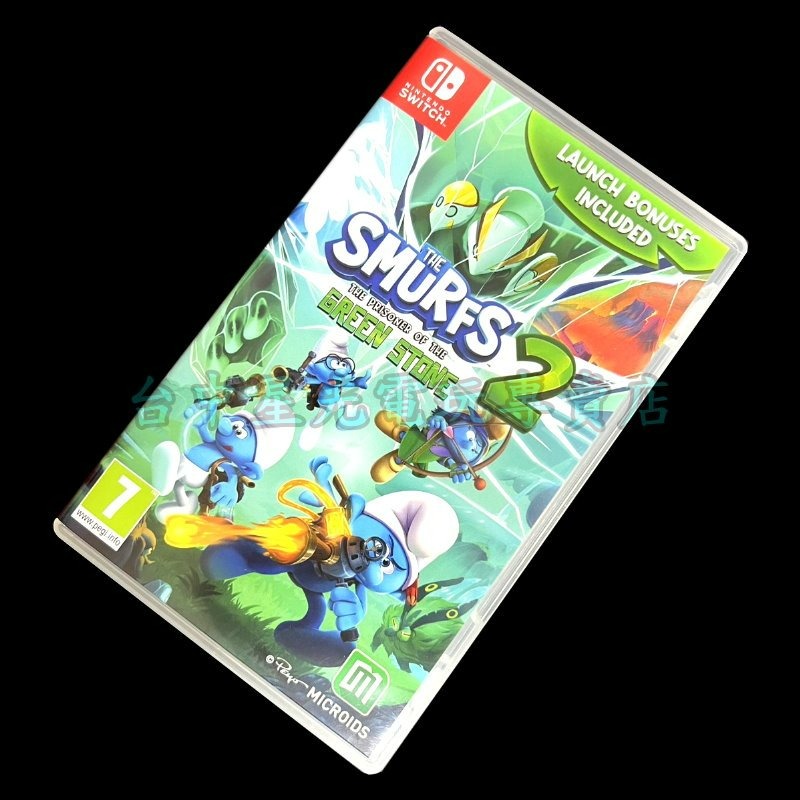 現貨【NS原版片】☆ Switch 藍色小精靈 2：綠寶石的囚徒 ☆ 中古二手商品【台中星光電玩】-細節圖3