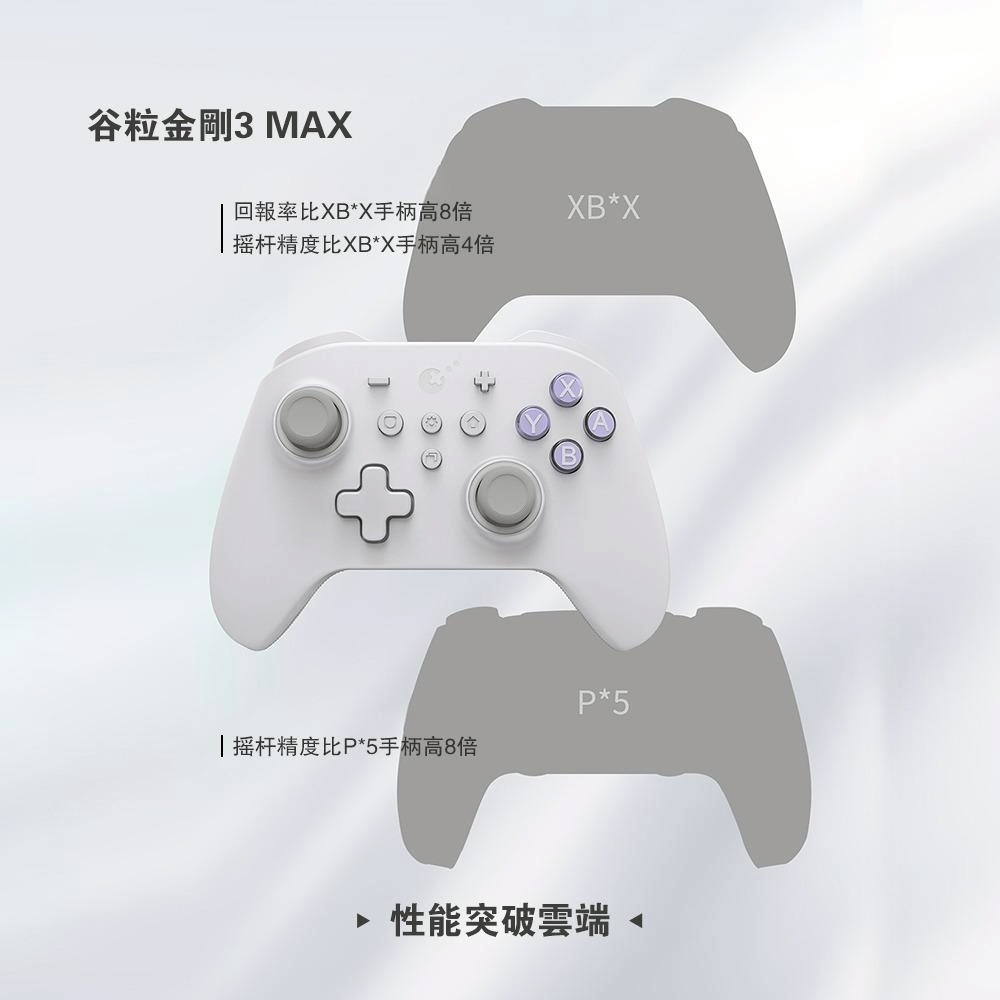 【谷粒】Gulikit NS39 金剛手把 3代 無線手把 Pro控制器 搖桿 NS/NS2/PC/IOS可用【星光】-細節圖6