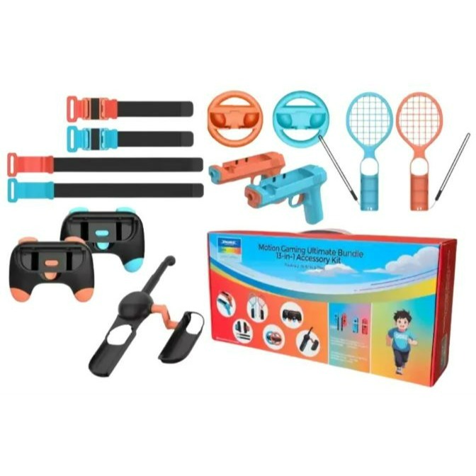 【NS2週邊】Switch2 DOBE 13合1 運動配件 釣竿+網球拍/羽球拍+方向盤【台中星光】TNS-5180-細節圖5