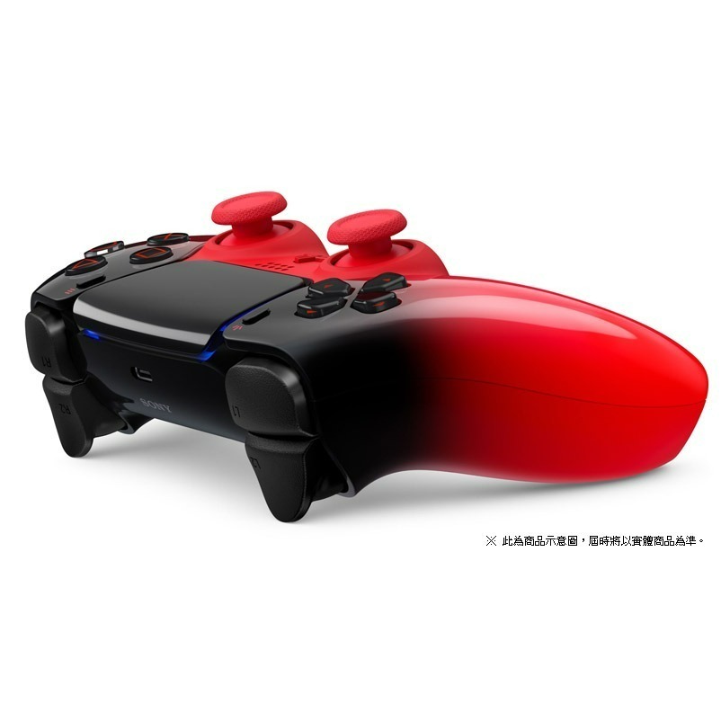 現貨【PS5周邊】☆PS5 DualSense 無線控制器 無線手把 電光紅 紅黑色 ☆中文版全新品【台中星光電玩】-細節圖5