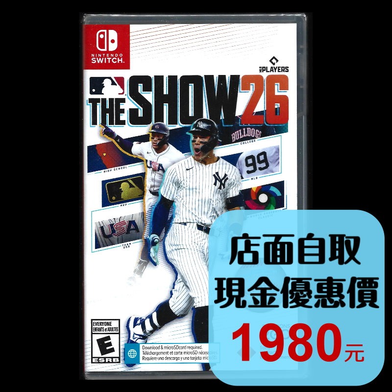 【NS原版片】☆ Switch 美國職棒大聯盟 MLB The Show 26 ☆ 英文版全新品【星光】-細節圖2