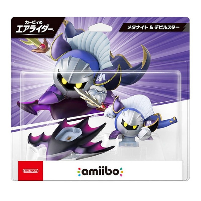 【NS2週邊】☆Switch2 Amiibo 公仔：卡比的馭天飛行者組合 卡比&頭巾瓦豆魯迪&魅塔騎士☆【台中星光】-細節圖5