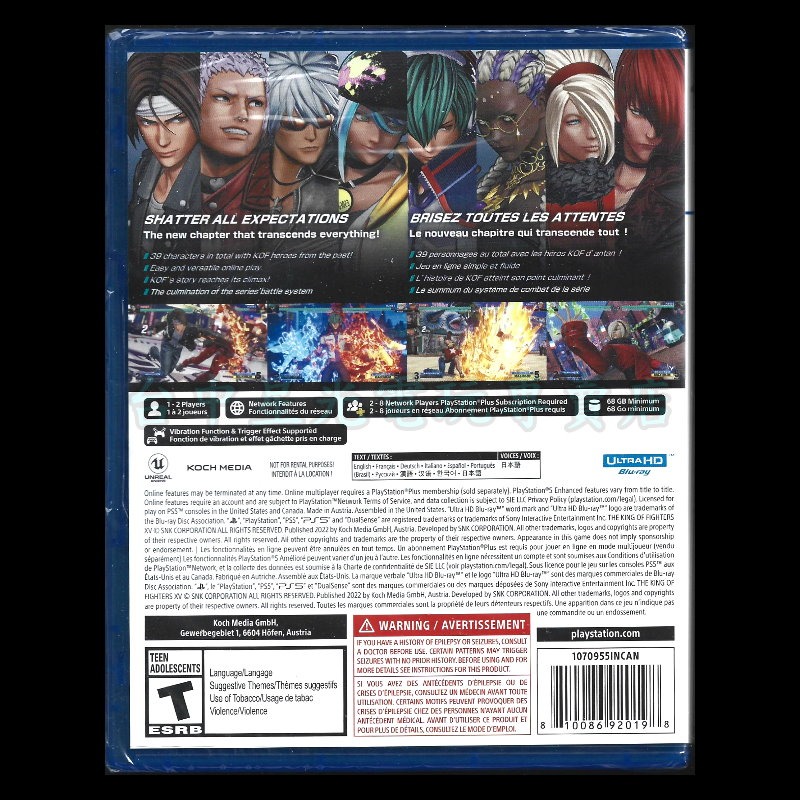 現貨【PS5原版片】☆ 拳皇15 XV 格鬥天王 KOF ☆ 中文版全新品【台中星光電玩】-細節圖4