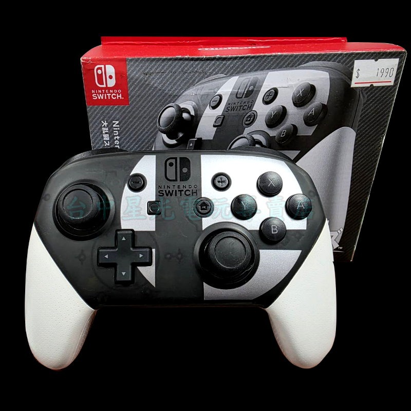 現貨【NS週邊】☆ 任天堂原廠 Switch 任天堂明星大亂鬥 特仕款 Pro控制器 有盒☆【中古二手商品】星光電玩-細節圖3