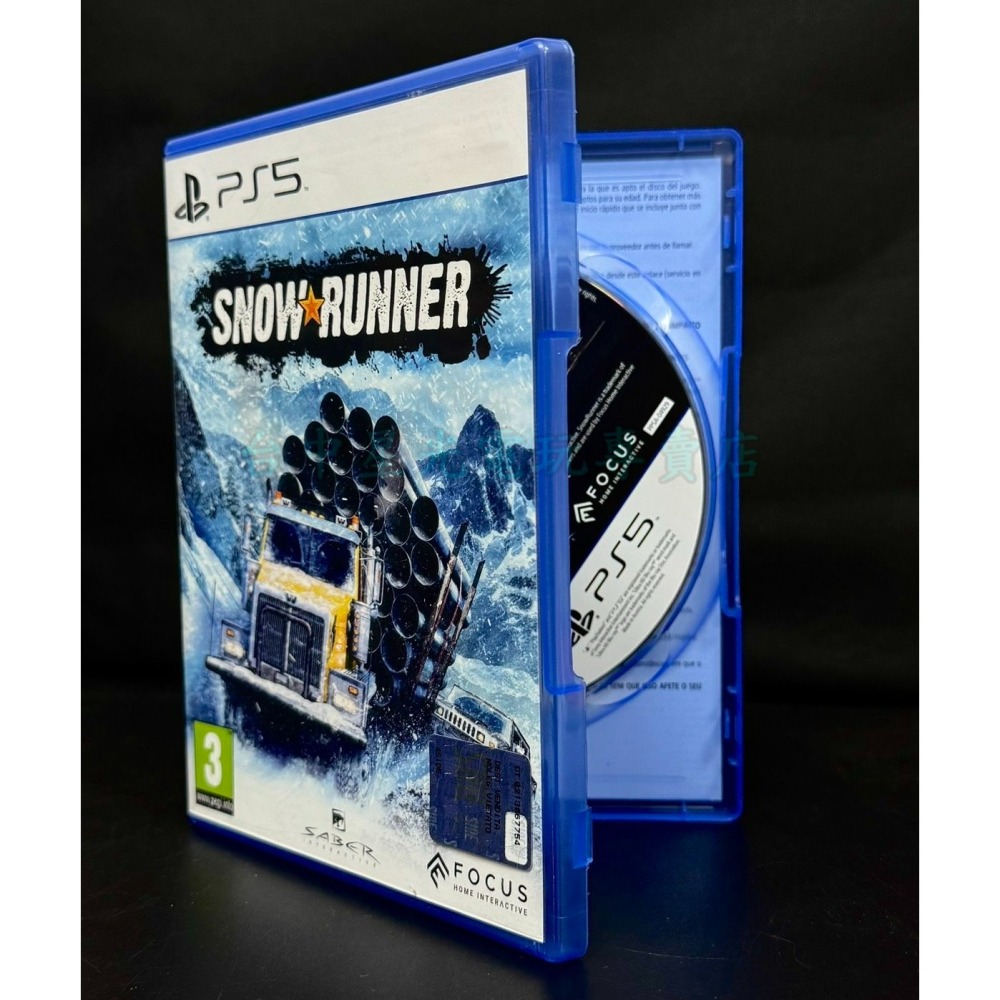 【PS5原版片】☆ 雪地奔馳 SNOW RUNNER ☆【中文版 中古二手商品】台中星光電玩-細節圖4