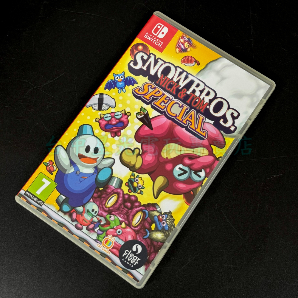 【NS原版片】☆ Switch 雪人兄弟 Special 雪球兄弟 ☆ 【中文版 中古二手商品】台中星光電玩-細節圖3