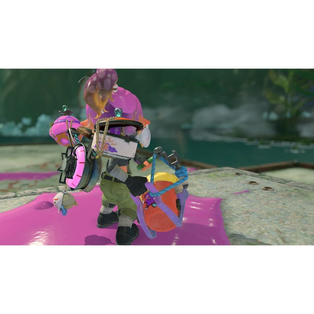 【NS2原版片】☆ Switch2 斯普拉遁 塗擊隊+Amiibo 魚漿幫套組☆中文版全新品【台中星光電玩】-細節圖5