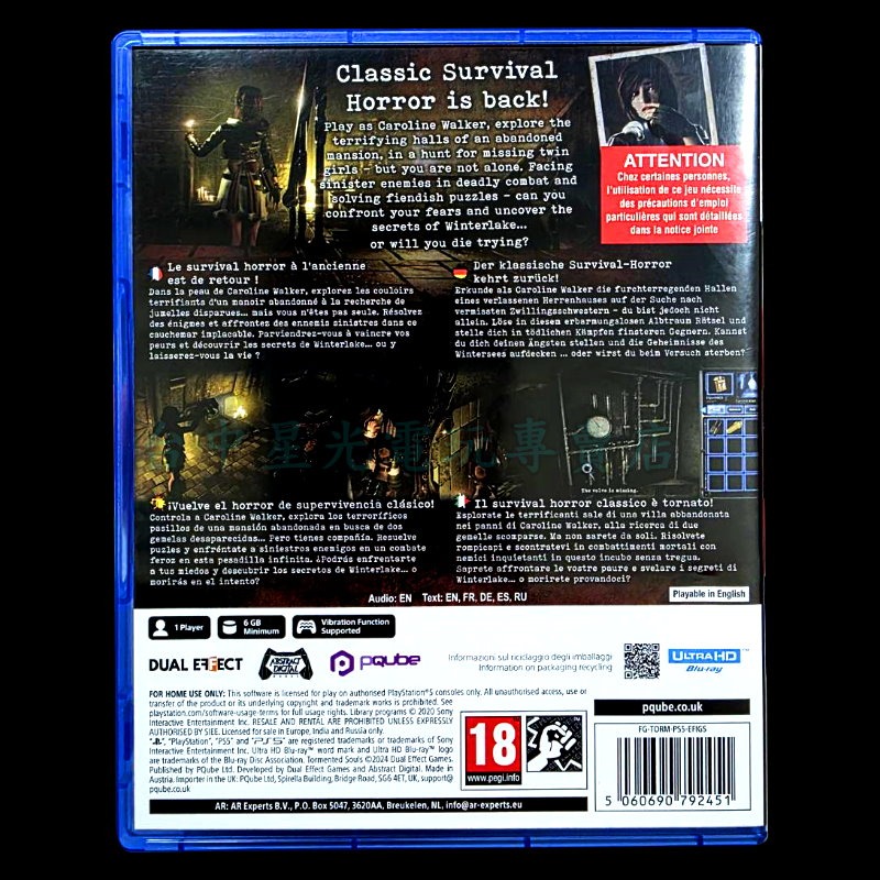 現貨【PS5原版片】☆ PS5 折磨的靈魂 Tormented Souls 【中文版 中古二手商品】【台中星光電玩】-細節圖5