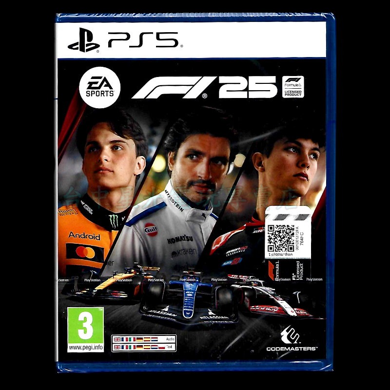 【PS5原版片】☆ EA SPORTS F1 25 賽車 ☆ 中文版全新品【台中星光電玩】-細節圖3
