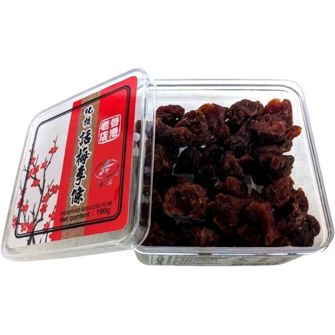 香港 啟發 化核話梅李條 190g/盒 / 休閒零嘴 / 蜜餞-細節圖2
