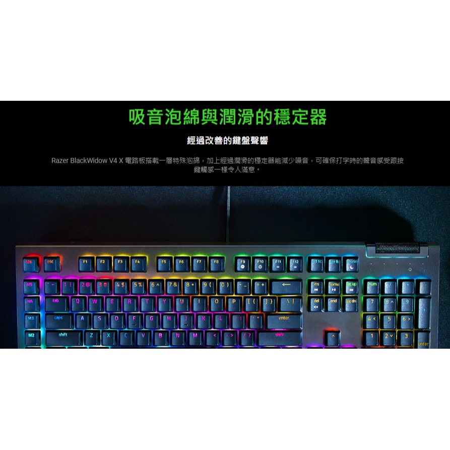 ✡SunR✡❖附發票❖[雷蛇] 黑寡婦 V4X ( Razer BlackWidow V4 X ) 電競鍵盤-細節圖8