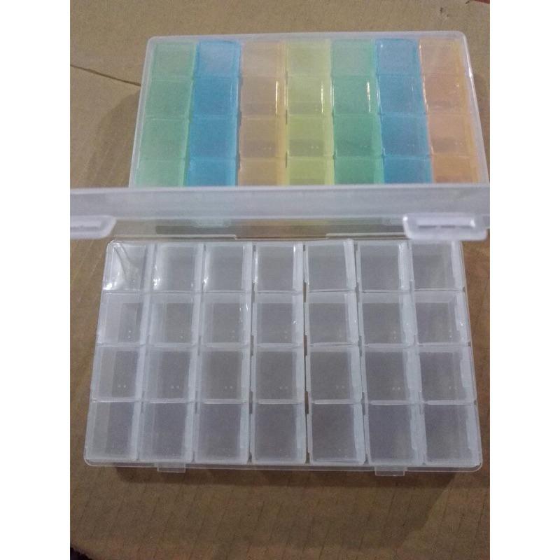 海隆王 現貨 分裝盒 保健品分裝盒 透明彩色分裝盒 28格 4格 分裝盒 藥丸 分裝-細節圖7