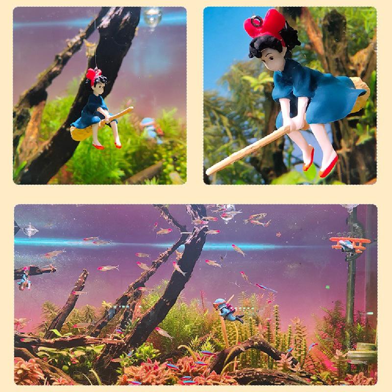 海隆王 漂浮潛水員 現貨 小魔女 水族 新款近期到 台灣發貨 造景 擺飾 多款 魚缸造景 漂浮 潛水員 小仙女 環保材質-細節圖3