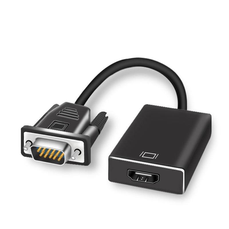 海隆王 VGA 轉 HDMI 轉接頭 主機連接顯示器 送供電線 音頻線 穩定供電 不黑屏 送 蝦幣回饋 快速出貨-細節圖6