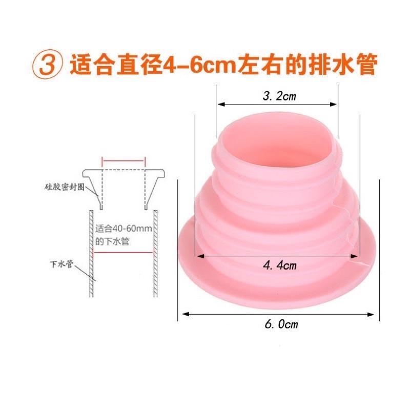 海隆王 現貨 排水孔密封塞 排水孔塞 蝦幣回饋 防蟑螂入侵 加長型 密封 降臭 陽台 浴室 廚房 加長型 密封套 密封圈-細節圖5