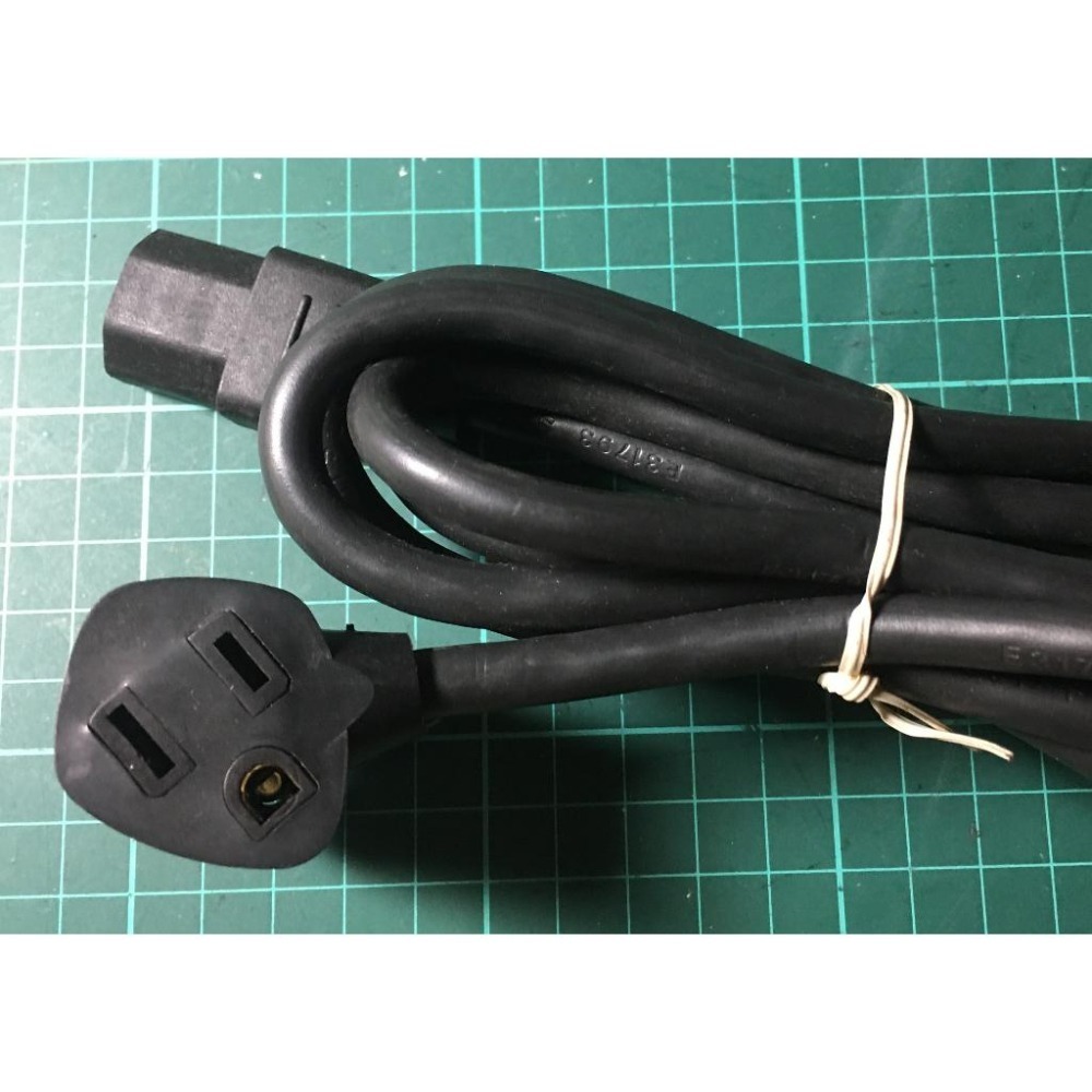 優質電源線 Longwell 電腦電源線 18AGW 抗干擾磁環 可串插插頭-細節圖2