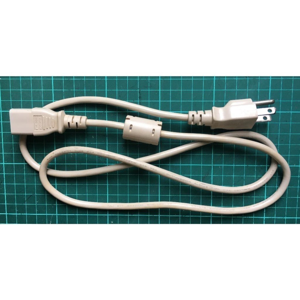 優質電源線 Longwell 電腦電源線 18AGW 抗干擾磁環 可串插插頭-細節圖4