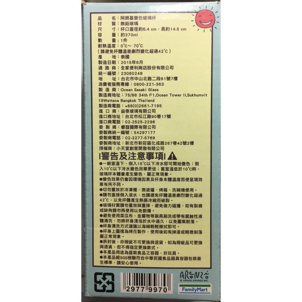 Haagen Dazs 哈根達斯 玻璃杯；阿朗基 變色玻璃杯；普普風 咖啡杯-細節圖4