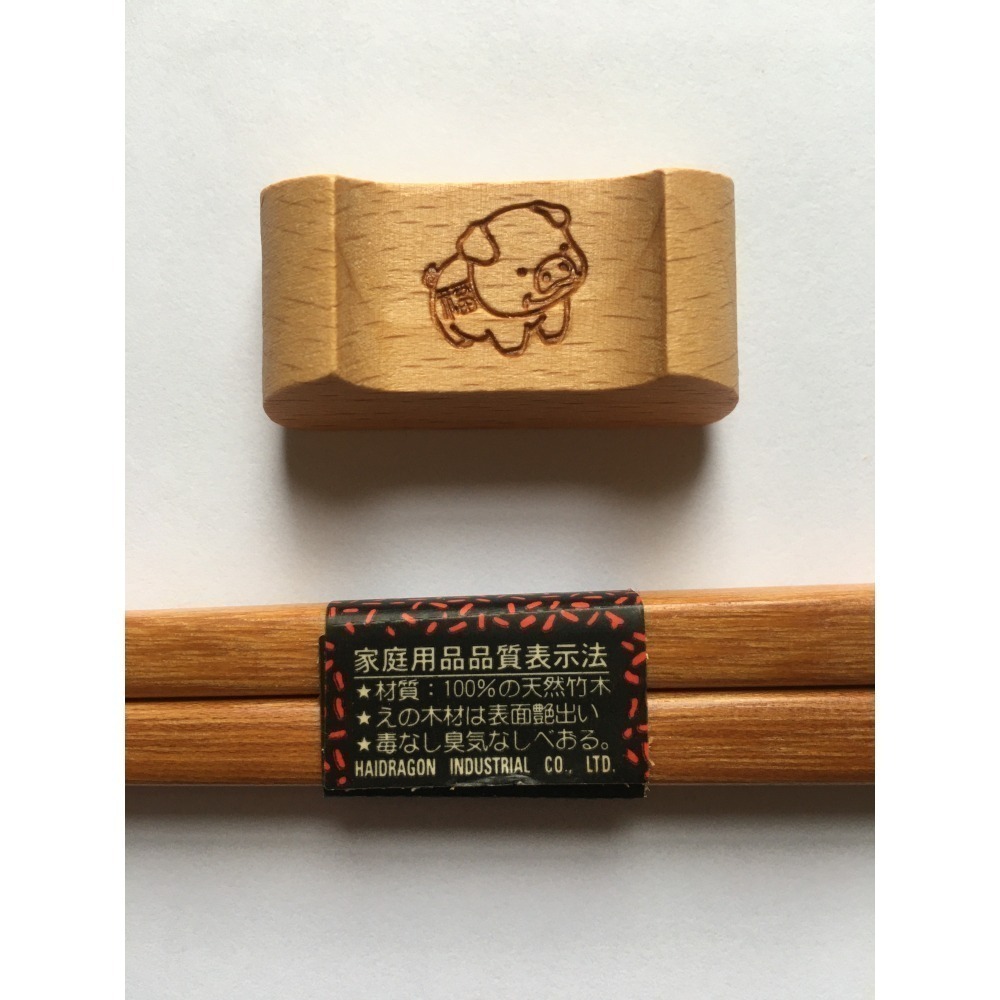 竹製 環保筷組 筷子 + 筷架 (三組合售)-細節圖2