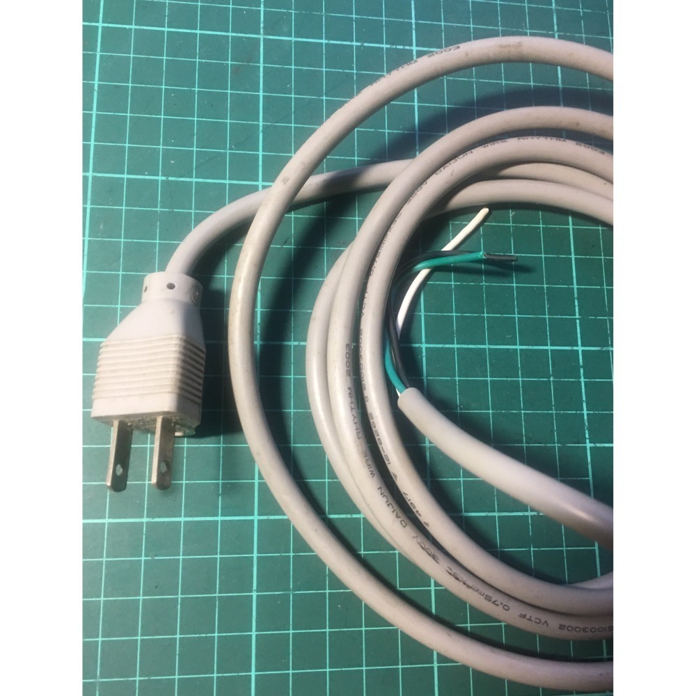 歐規 電源線 10A 雙圓柱插頭 品字頭 長度1.8M / 7A 125V 2.4米-細節圖2