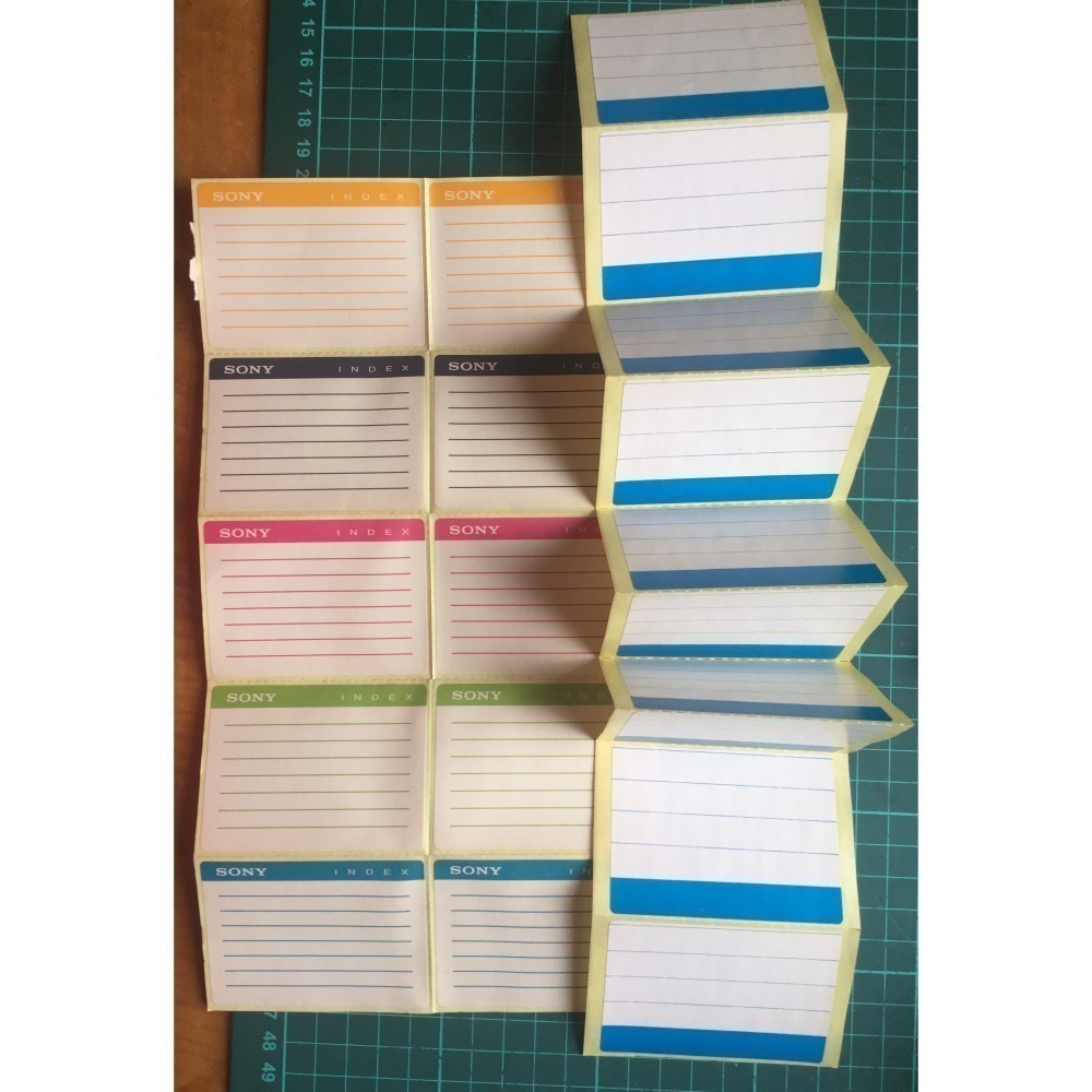 懷舊 5.25吋 古董 磁片 軟碟片 / 3.5吋磁片收納盒 標籤貼紙 (收藏用)-細節圖4